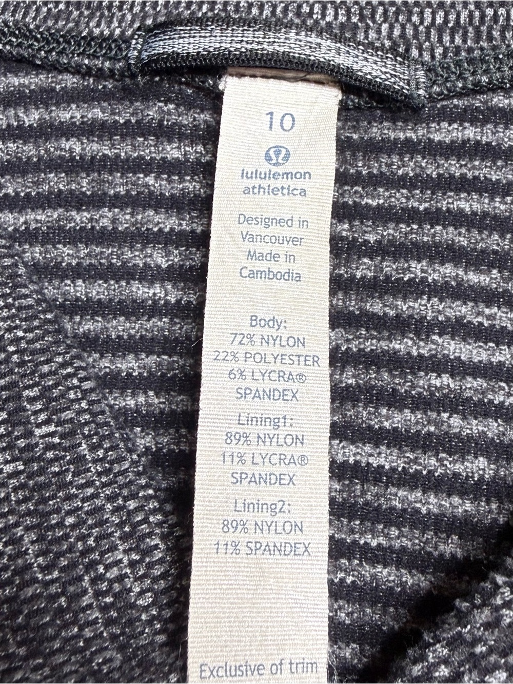 Lululemon Womens Think Fast Pullover Size 10 Zip Warm Running Jog Top - Picture 9 of 12